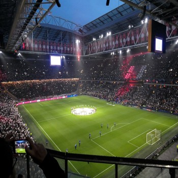 The Arena in Ajax's Champions League game in 2019 against Chelsea