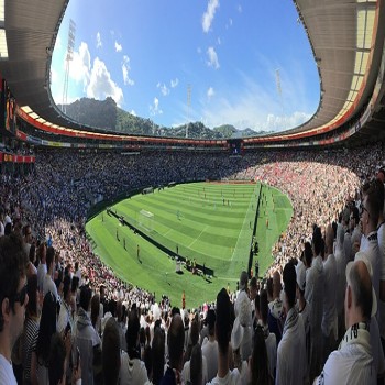 New Zealand national football team v Peru - 2018 FIFA World Cup qualification (inter-confederation play-offs) at Wellington Regional Stadium. 0-0 draw in front of record crowd for Football in NZ of 37,034