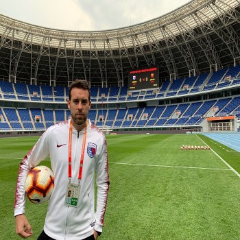 Angel Toledano during China Super League game 2019
