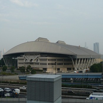 Ariake Colosseum (ja:有明コロシアム) in Koto-ku, Tokyo, Japan