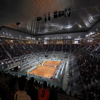 Main court during 2018 Mutua Madrid Open