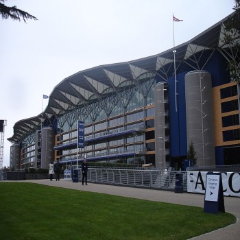 The redeveloped Ascot stand