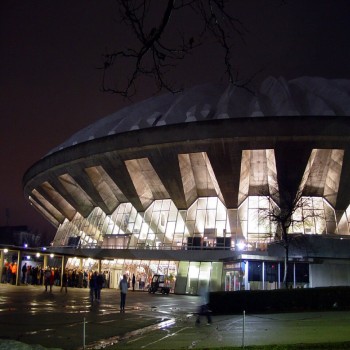 Night time exterior in 2006