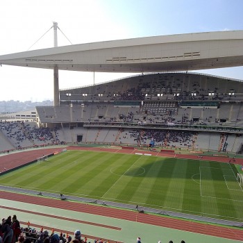 Interior view of the stadium