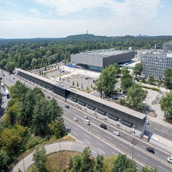 The grandstand in 2022