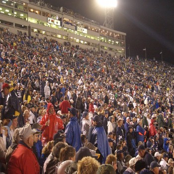 On October 8, 2005, 109,839 attendees at Beaver Stadium witnessed the Nittany Lions defeat Ohio State 17 to 10, in what was then the second-largest crowd in college football history