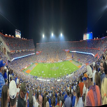 Ben Hill Griffin Stadium prior to a Florida Gators football game against the Tennessee Volunteers in November 2025