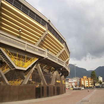 El Campín Stadium, southwest side.