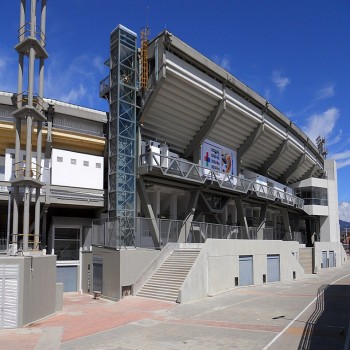 Northwest side of El Campín stadium.