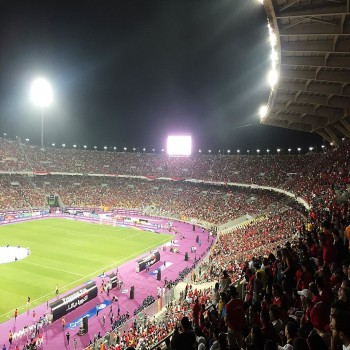 Borg El Arab Stadium during a match in the 2018 FIFA World Cup qualifiers in October 2017.