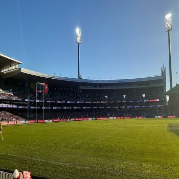 Looking towards the Brewongle and Clive Churchill Stands at the SCG during Sydney Swans vs Collingwood, May 2021
