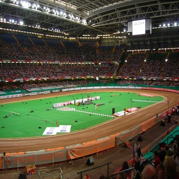 The british speedway GP in Cardiff 2009