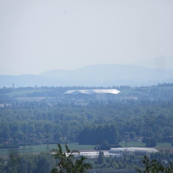 Parc OL (Stade des Lumières). La Peaume (Pilat).