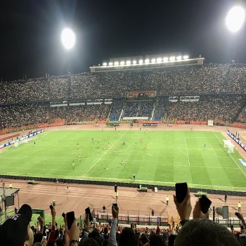 Cairo stadium during Egypt u23 vs South Africa u23 match