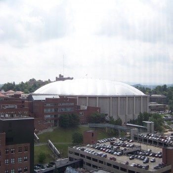 Carrier Dome from 24th floor of Toomey Abbott Towers