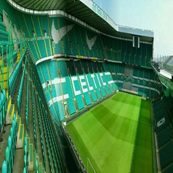 Interior view showing the stadium design of Celtic Park