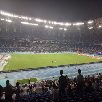 The interior of the main stadium