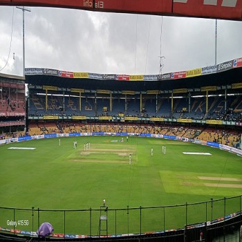 Chinnaswamy Stadium during India vs New Zealand Test Match,October 2024