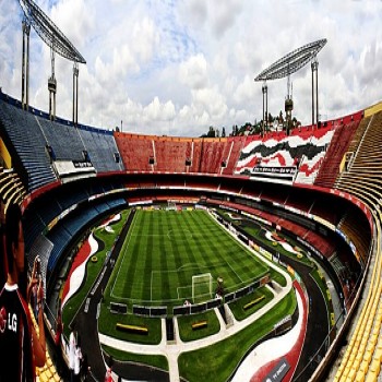 Panoramic view of the stadium