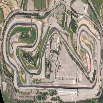 Satellite picture of the circuit in 2018