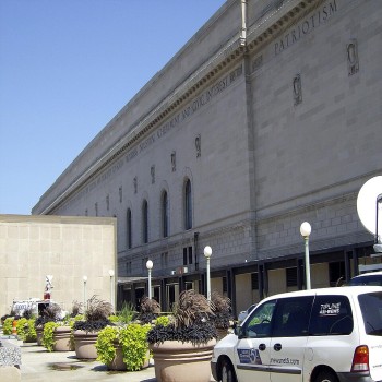 Cleveland's Convention Center, Public Auditoruim has engraved dedication to the people of Cleveland