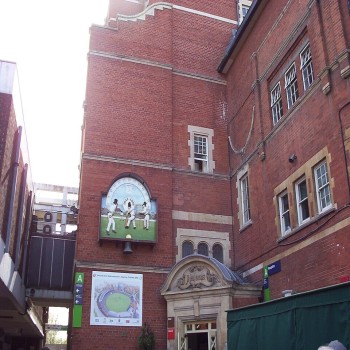 Clock outside the Pavilion at the Oval