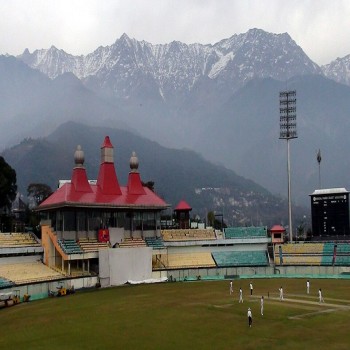 Cricket Stadium at Dharamshala, Himachal Pradesh