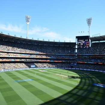 MCG during the 2015 Cricket World Cup Final with 93,013 in attendance