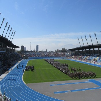 Civic-Military Parade October 2nd, at El Teniente Stadium, commemorating the Bicentennial of the Battle of Rancagua