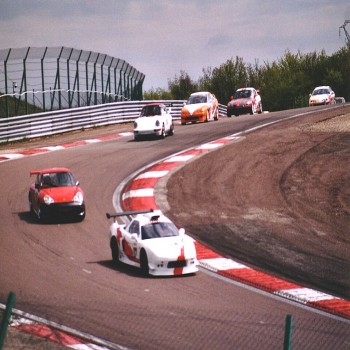 The fastest qualifyers of the European Honda trophy race 2004 at the track of Dijon-Prenois