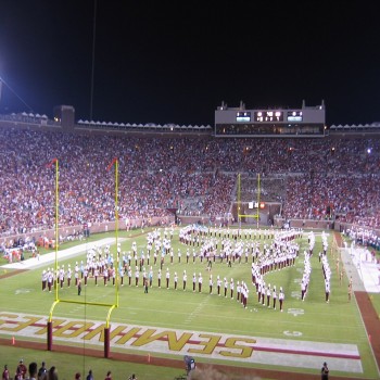 Doak Campbell Stadium in Tallahassee, Florida--Home of the Florida State University Seminoles
