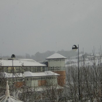 Durham County Ground in 2006 snow