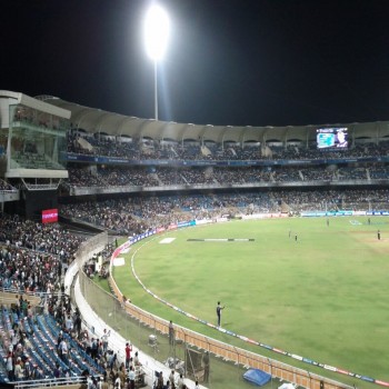 IPL match at DY Patil Stadium