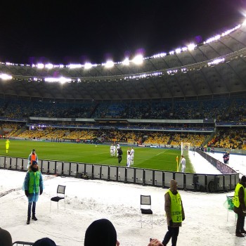 Dynamo Kyiv players after defeating Besiktas 6-0 in the Champions League