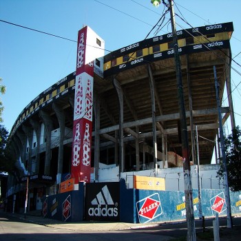 Exterior of the stadium.