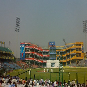 West Indies vs India Test Match in progress at the Feroz Shah Kotla Cricket Stadium, Delhi, 9 November 2011, 12:11:29