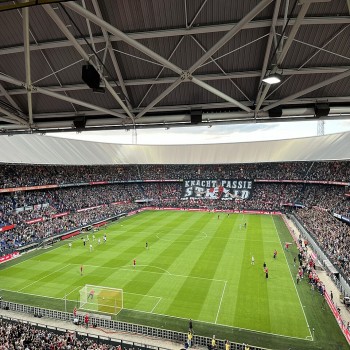 Feyenoord Rotterdam's De Kuip stadium in 2022 before a match against FC Emmen