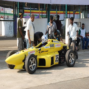 A Rams Racing Formula LGB HYundai at MMSC racetrack.