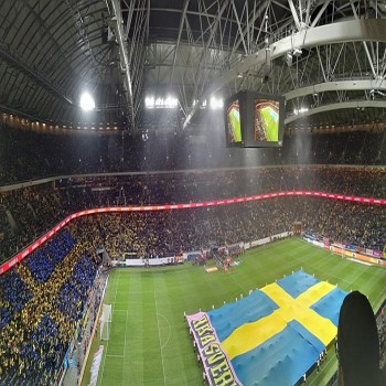 Then Friends Arena before Sweden vs. Spain. 15th October 2019.