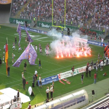 A home game of the American football team Frankfurt Galaxy