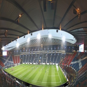 Interior of Hampden Park pitch, 2018
