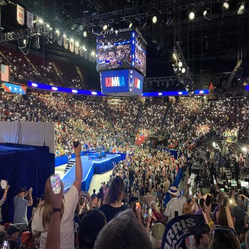Harris Walz rally at UNLV Thomas and Mack Center