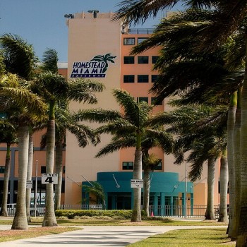 front view of Homestead-Miami Speedway