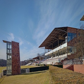 Grandstand I (Main Grandstand): Part of the Hoppegarten Racecourse complex