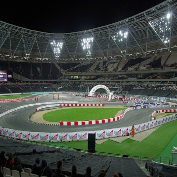 Race of Champions at the stadium.