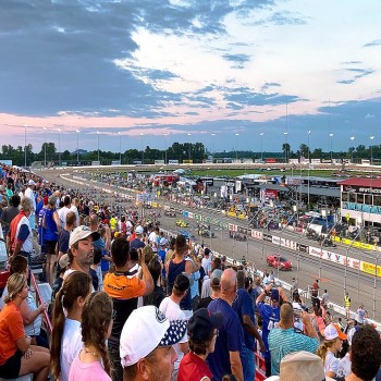 IndyCar 3-wide salute before the start of the 2021 Bommarito Automotive Group 500.