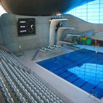 View of the diving tower