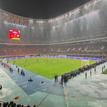 Interior of Tianjin Olympic Centre Stadium