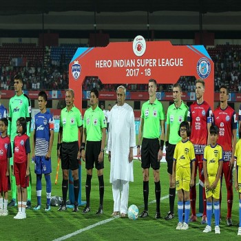 ISL Jamshedpur FC vs Bengaluru FC match at Kalinga Stadium