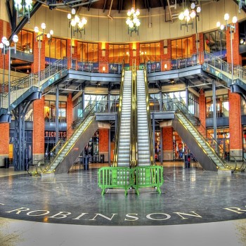 The Jackie Robinson Rotunda at Citi Field, home of the New York Mets,